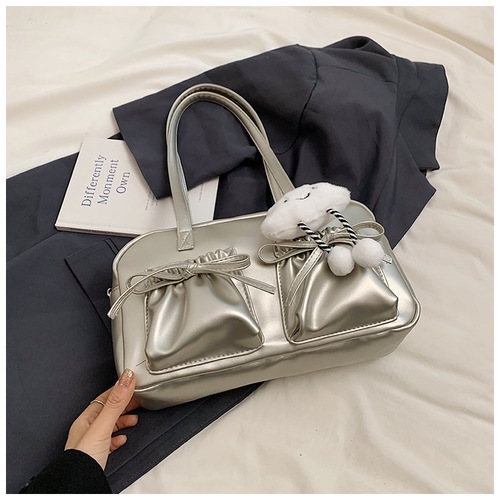 Fashionable Commute Large Capacity Bag for Women 2025 New Trendy Student School Shoulder Bag Casual Handheld Tote Bag