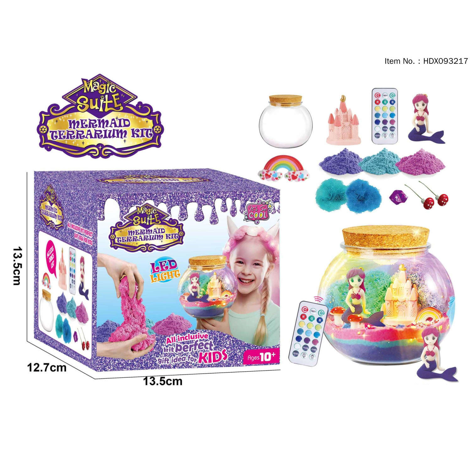 HDX093217LED 야간 조명 장식품 시리즈-인어