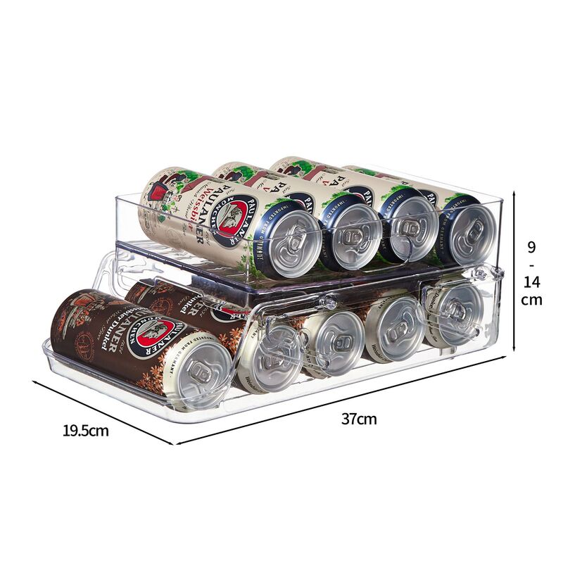 折り畳み冷蔵庫飲料収納ケース収納棚ビールソーダコーラ収納ケース引き出し棚二重スクロール|undefined