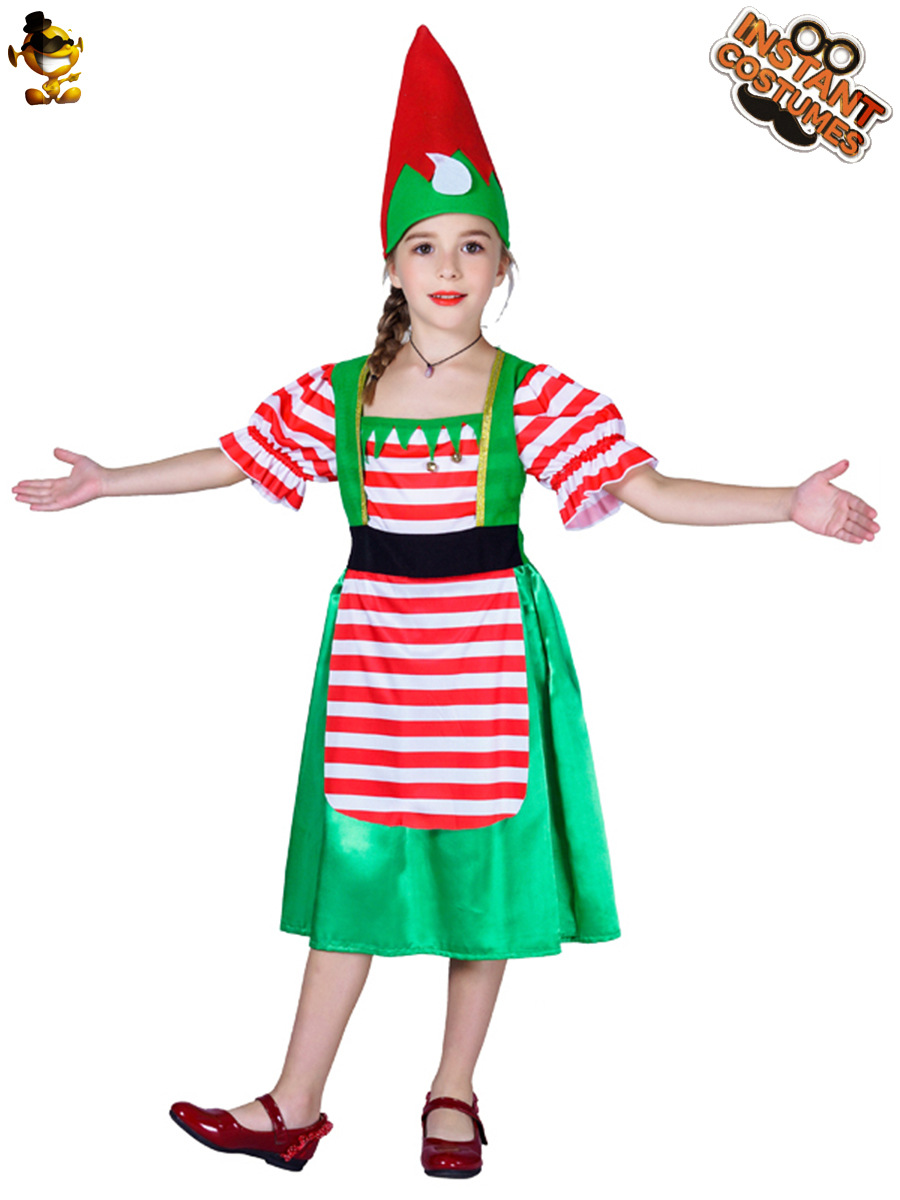Navidad niños lindos Navidad princesa fiesta traje niñas Navidad etapa traje rendimiento ropa distribución al por mayor