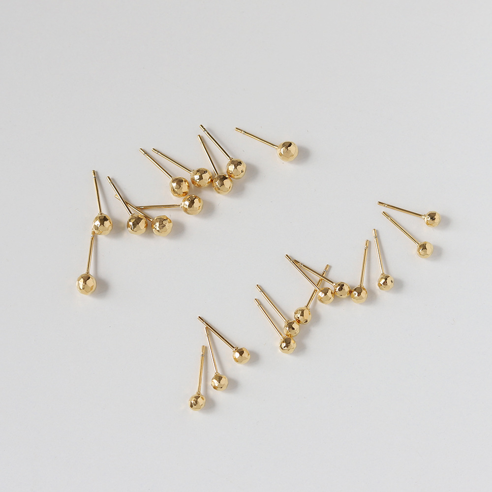 Simple Style Geometric Titanium Steel Ear Studs Plating Stainless Steel Earrings