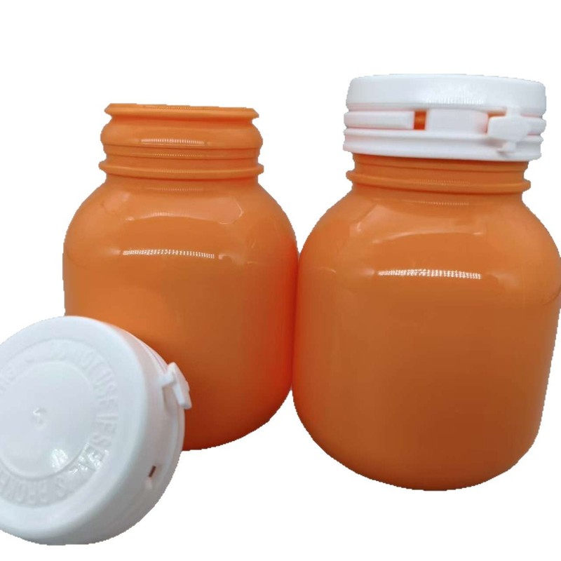 ソースメーカー100ml引き裂き蓋PPカラー電球瓶キャンディー泡コーヒー豆固体錠剤分注瓶|undefined