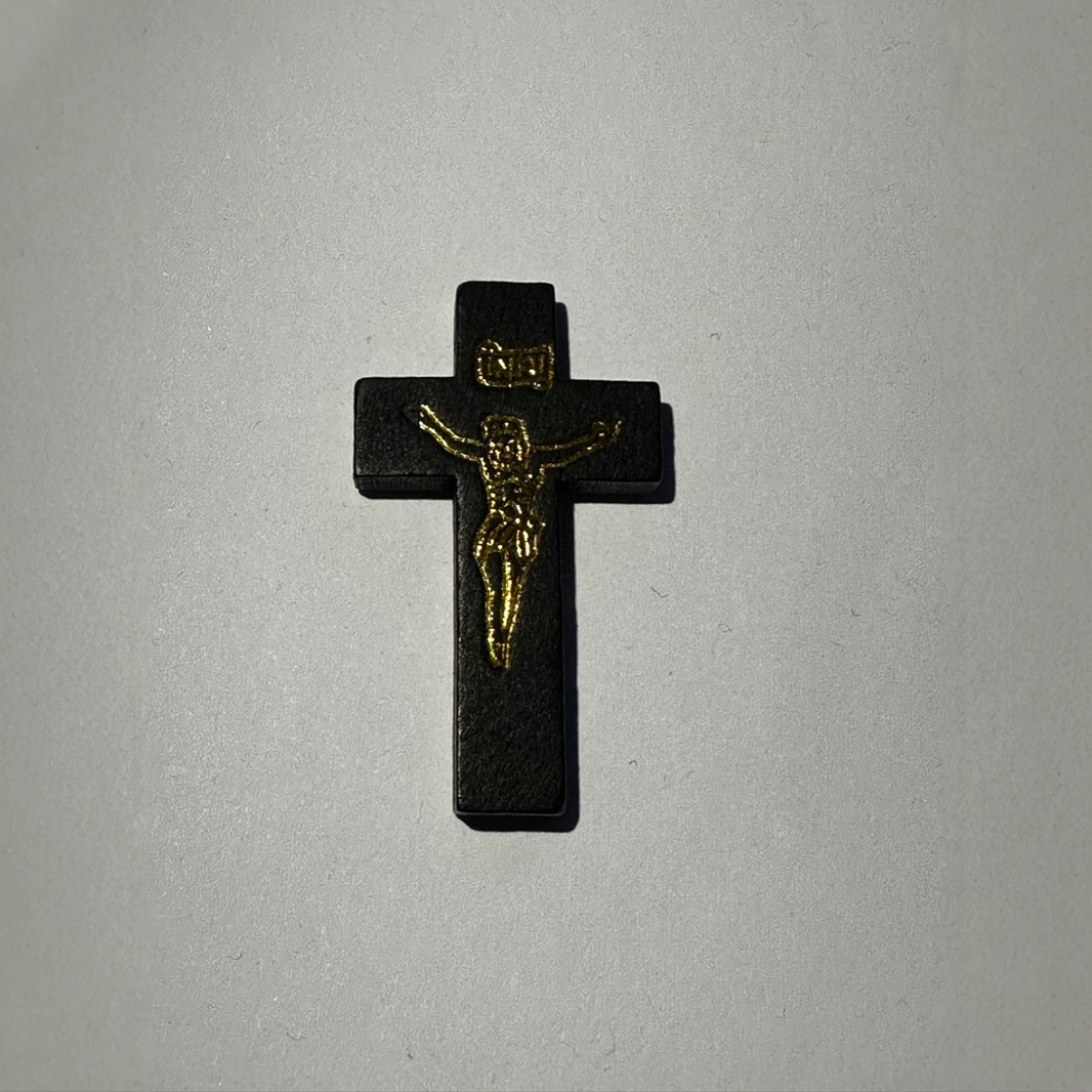 Cruz de madera Artesanía de madera Collar Colgante Accesorios Colgante