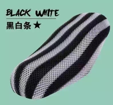 Funda para asiento de motocicleta, funda para asiento transpirable con aislamiento térmico para vehículos eléctricos, funda de malla tridimensional en forma de panal, funda para asiento de vehículo con batería para las cuatro estaciones