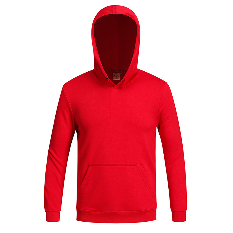 420g秋冬加绒连帽卫衣绣字团体服工作服广告不倒绒帽衫定制印logo|undefined