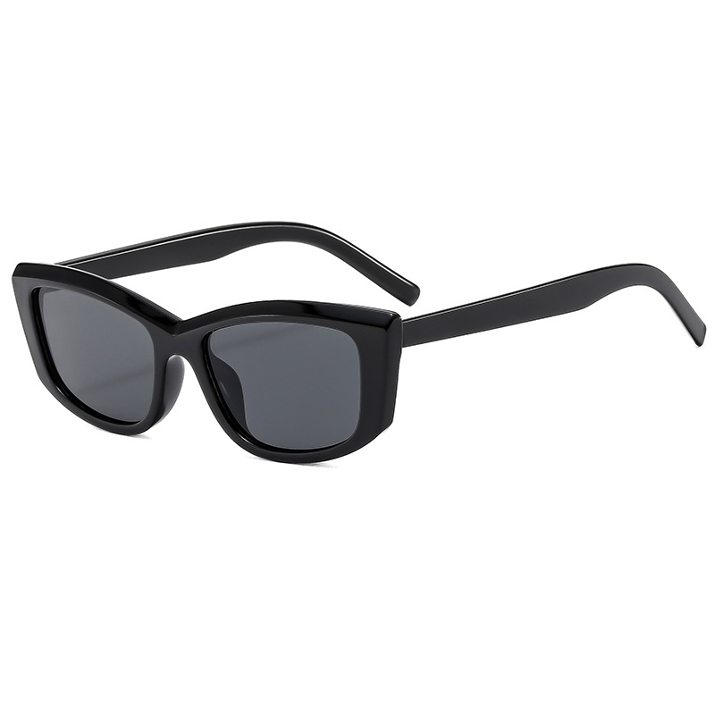 Versatile Minimalist New Fashion Cat-Eye With Oval Frames For Women, Elegant Cross-Border European And American Style Men's Sunglasses_voghion.com