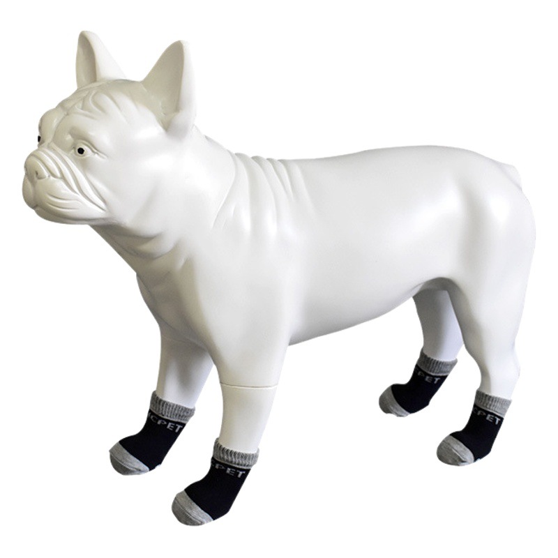 Nueva frontera calcetines para mascotas Amazon Venta caliente gato perro calcetines de algodón interior desgaste del coche anti-arañazos