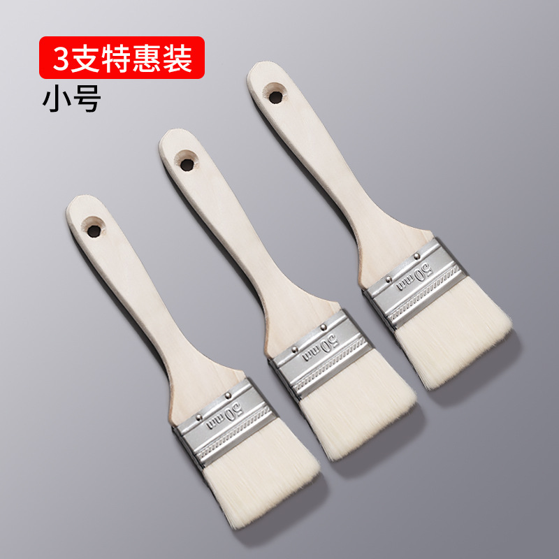 食品グレードのバーベキュー用ウールブラシ、小型ブラシ、キッチン用パンケーキブラシ、オイルやソース用具、ベーキング用高温耐性、厚手|undefined