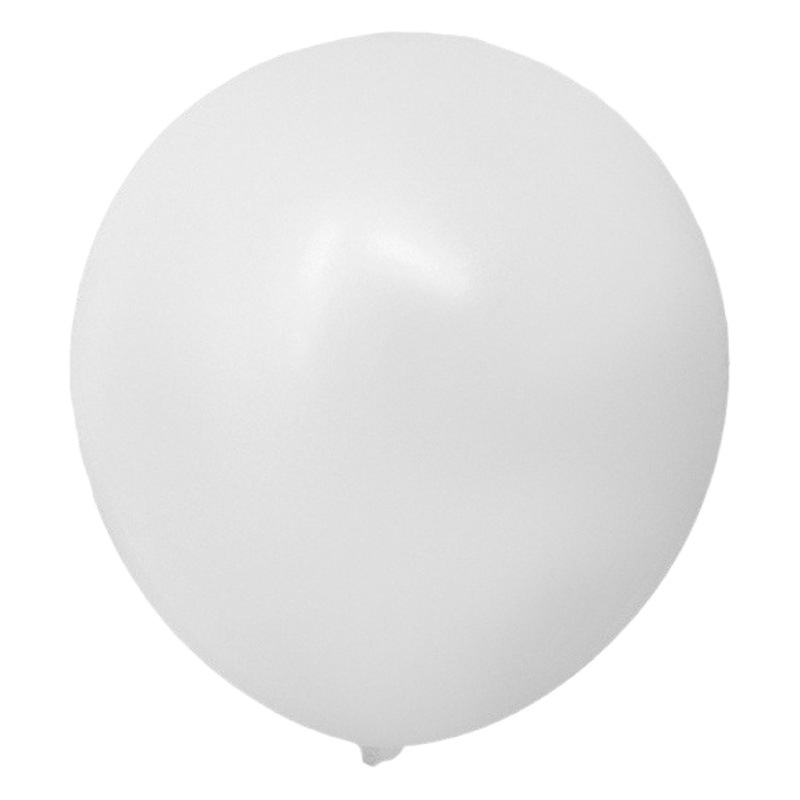 Globo mate redondo grueso, decoración de cumpleaños, decoración de estilo de fiesta, látex, globo blanco mate al por mayor