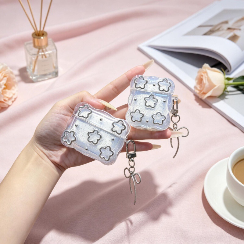 DIY Five-Pointed Star Resin Protective Case Suitable for AirPods 3/4 Pro2/3 Apple Earphone Protective Case DIY Five-Pointed Star Resin Protective Case Suitable for AirPods 3/4 Pro2/3 Apple Earphone Protective Case