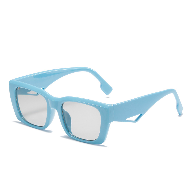 Nueva caja de Corea del comercio exterior PC gafas de sol hombres y mujeres retro hueco ins gafas de sol gafas de suministro directo de fábrica