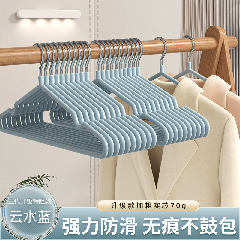 Non-Slip Clothes Hanger, Thickened Durable Design, Kids & Adult Sizes (28–70 cm/40–70 g)