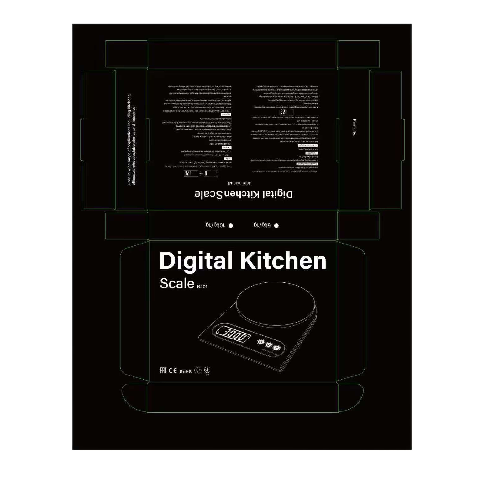 2025 escala de cocina de precisión gramo escala electrónica gramo escala casera horneado pesaje gramo escala pequeña escala de alimentos pesaje