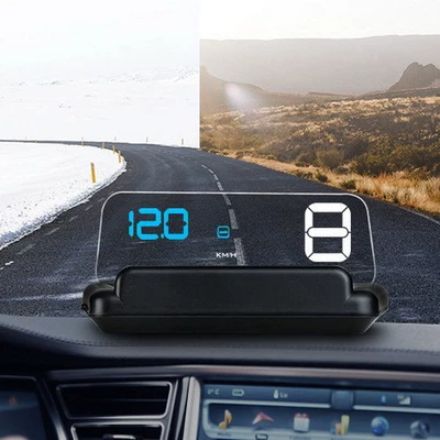 C500 Car-Mounted 5-Inch Head-Up Display Obd2 System Projection Hud Head-Up Display Blue White Red (Vehicle HUD)