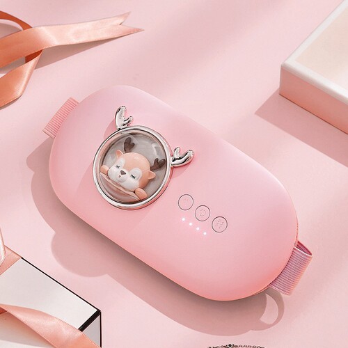 Space Capsule Cute Pet Warming Belt for Girls During Menstrual Period, Auntie’s Tummy Warming Magic Device, Electric Heating Warming Treasure