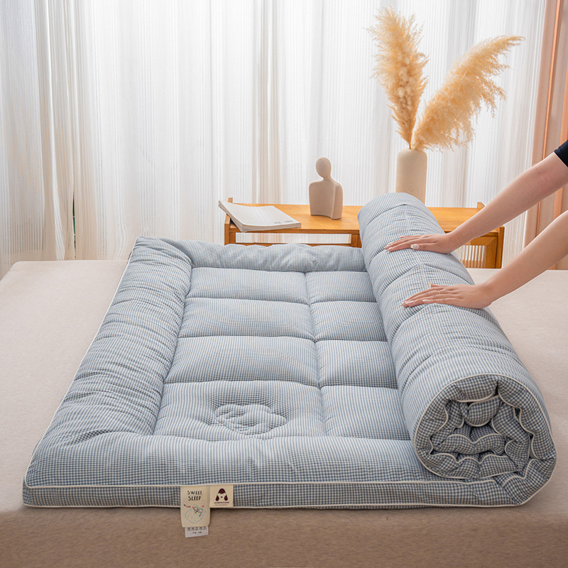 Mattress Pad, Class a Cotton Mattress, Tatami Mat, Thickened Dormitory Mattress, 1.2m Student, 1.5m X2 Bed Base Mattress Pad, Class a Cotton Mattress, Tatami Mat, Thickened Dormitory Mattress, 1.2m Student, 1.5m X2 Bed Base