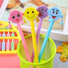 Creative Expression Rope Rattle, Cartoon Stationery, Student Writing, Exam Black Pen, Manufacturer Wholesale