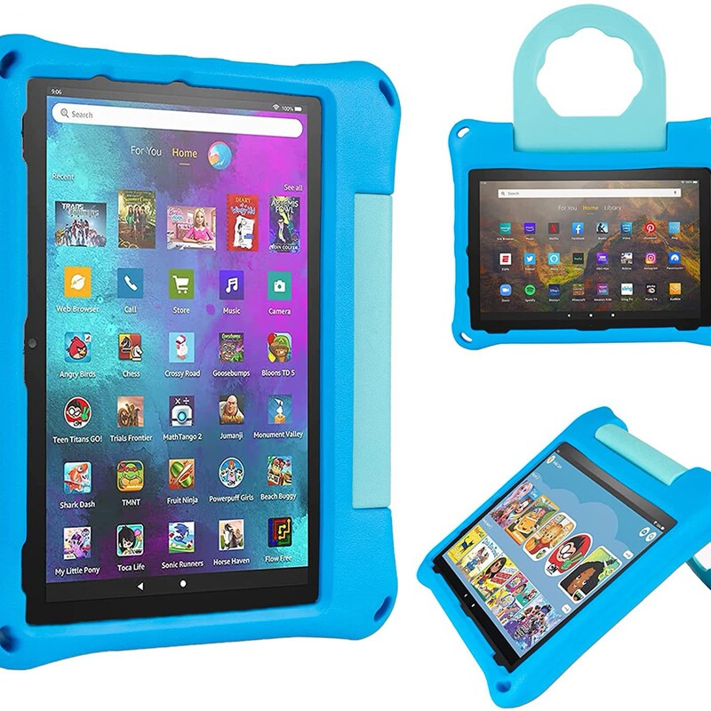 Protective Case Stand for Fire Hd 10 2021/2023 Amazon Tablet