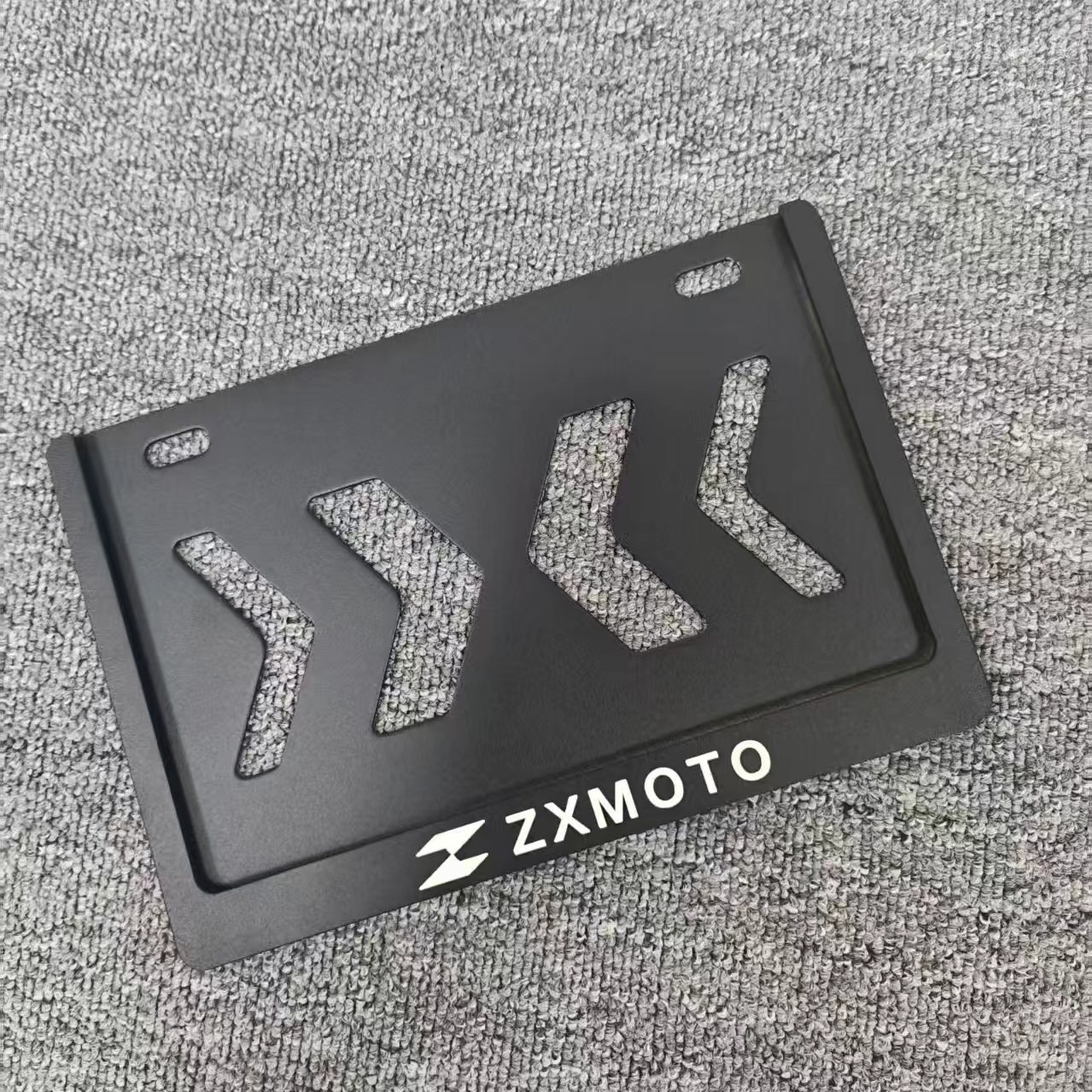 Motorcycle Rear License: Honda Nömrə qabı - mopai-magnesium-aluminum-alloy-anti-bend-matte-black-zhangxue-logo