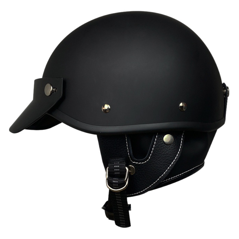 Casco retro VOSS para hombres y mujeres, medio casco ligero, casco anti-sol para bicicleta eléctrica de verano, protección solar transpirable para ciclismo