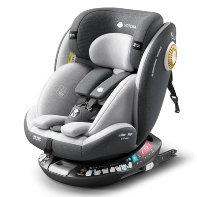 Child Safety Seat for Cars, Suitable for Infants and Toddlers Aged 0 to 12 Years, with a Large Reclining Angle for the Back Seat (Car child safety seat) - starry-sky-gray-large-lying-angle-adjustable-for-0-12-years-old