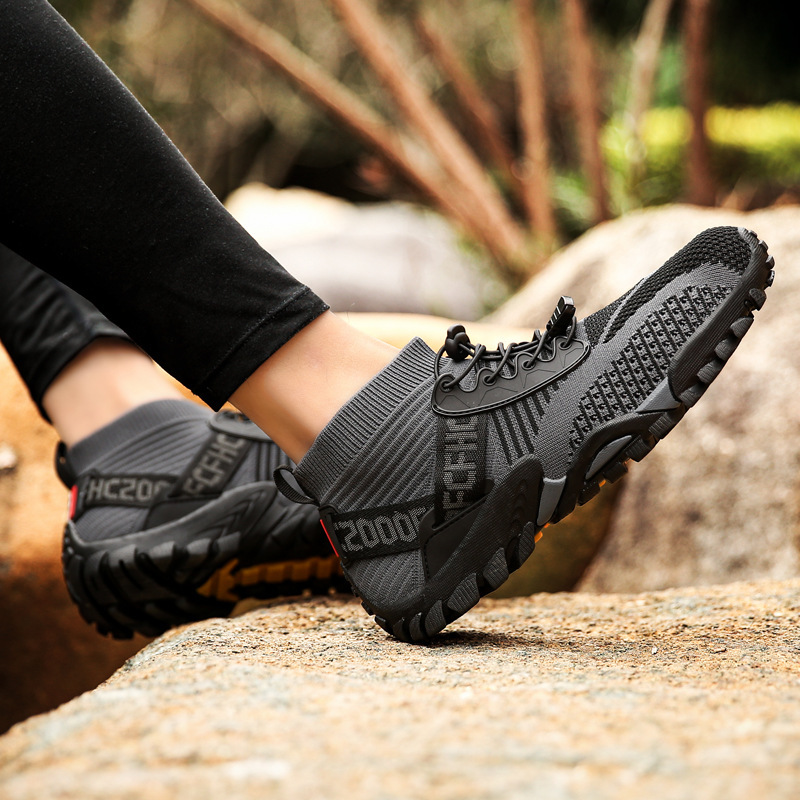 Zapatos transfronterizos de hombre de tamaño grande verano nuevos zapatos de malla transpirables al aire libre zapatos de hombre zapatos de deporte casuales transpirables