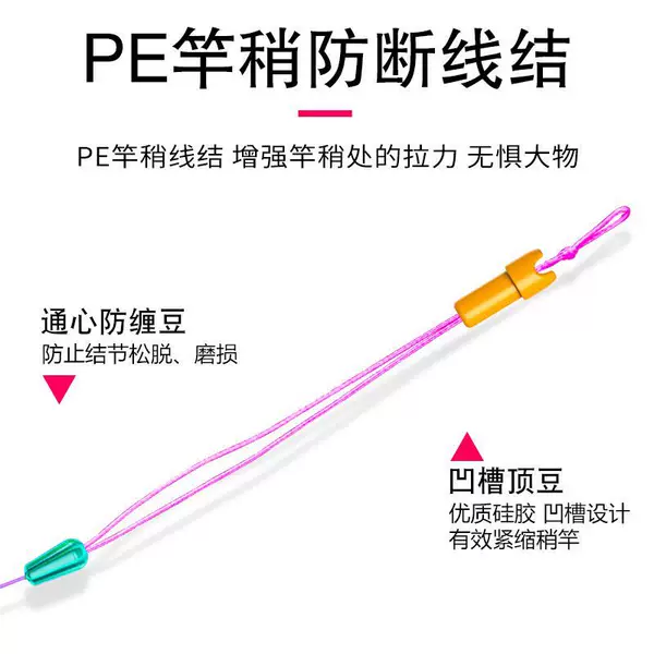 Fishing line set, main line, finished main line set, pre-tied carp fishing line set, fishing line, black pit fishing line set, nylon line