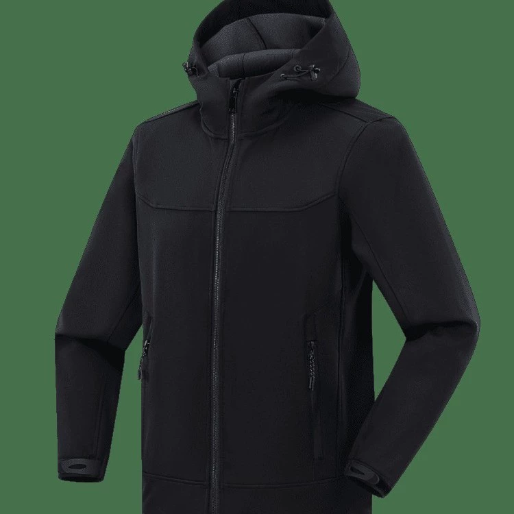 Мужская мягкая оболочка куртка наружная функция с капюшоном водонепроницаемый плюс бархат теплая тактическая куртка для мужчин