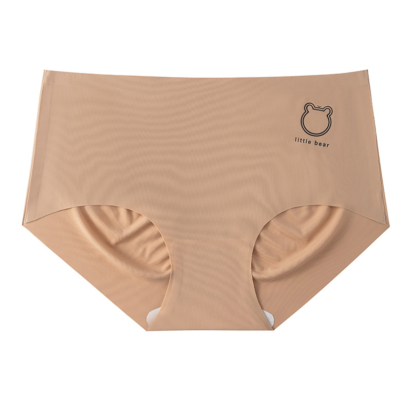 Ropa interior Mujer Ejercicio de yoga sin costuras Seda de hielo de secado rápido Seda de hielo sin costuras Seda de oso Seda antibacteriana entrepierna Bragas refrescantes image 6