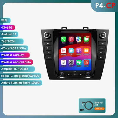 DVD Navigation Outback 9.7inch Vertical Screen - 464g-wifi-version-quad-core-with-carplay-97inch-suitable-for-15-18-subaru-outback