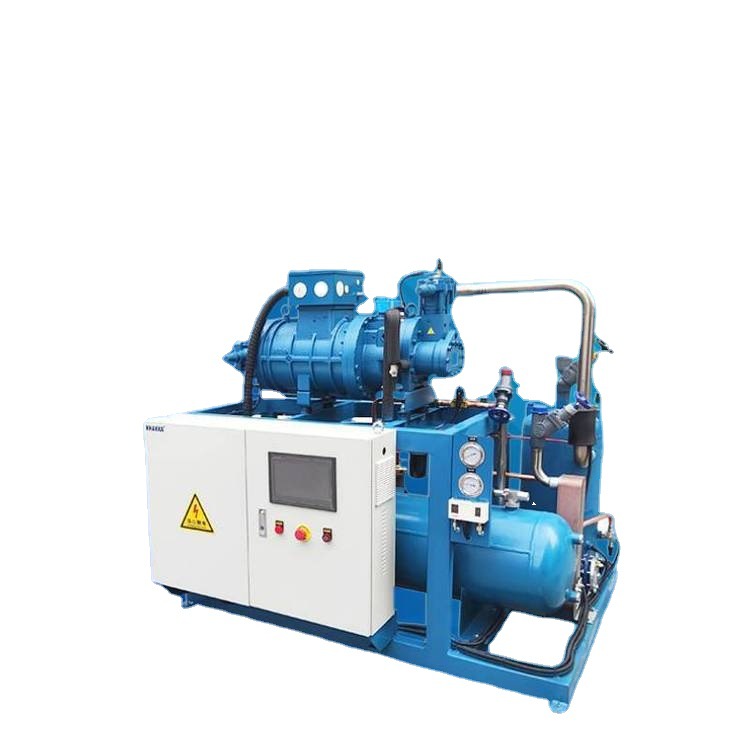 意大利富士豪低温螺杆机组RTSL6-125-480Y水冷库机组并联冷冻机制