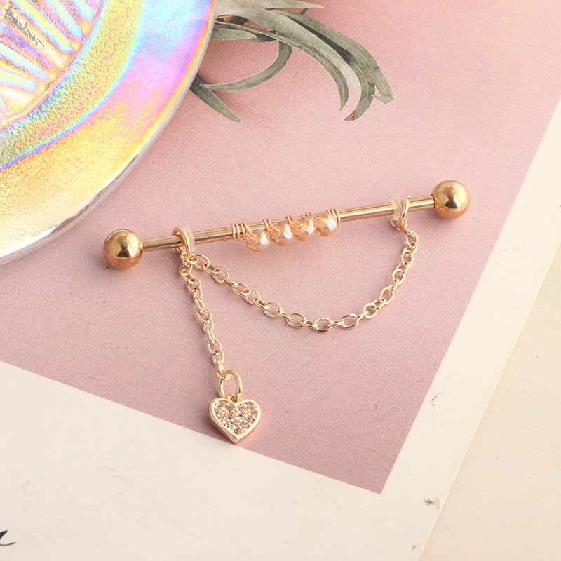 Holiday Occasion Stainless Steel Material Simple Style Flower Stainless Steel Plating Ear Studs 1 Piece