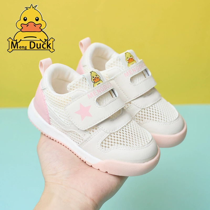 Детские тапочки Toddler Shoes 2024 Летние новые детские туфли для мальчиков функциональные обувь на мягкой подошве для младенцев обувь из сетки для малышей девочек