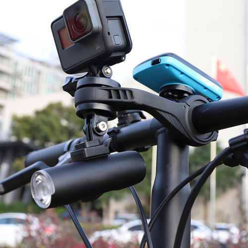 Suitable for XOSS XL400 bicycle lamp holder small steel cannon headlight code meter frame positive lifting accessories adapter interface