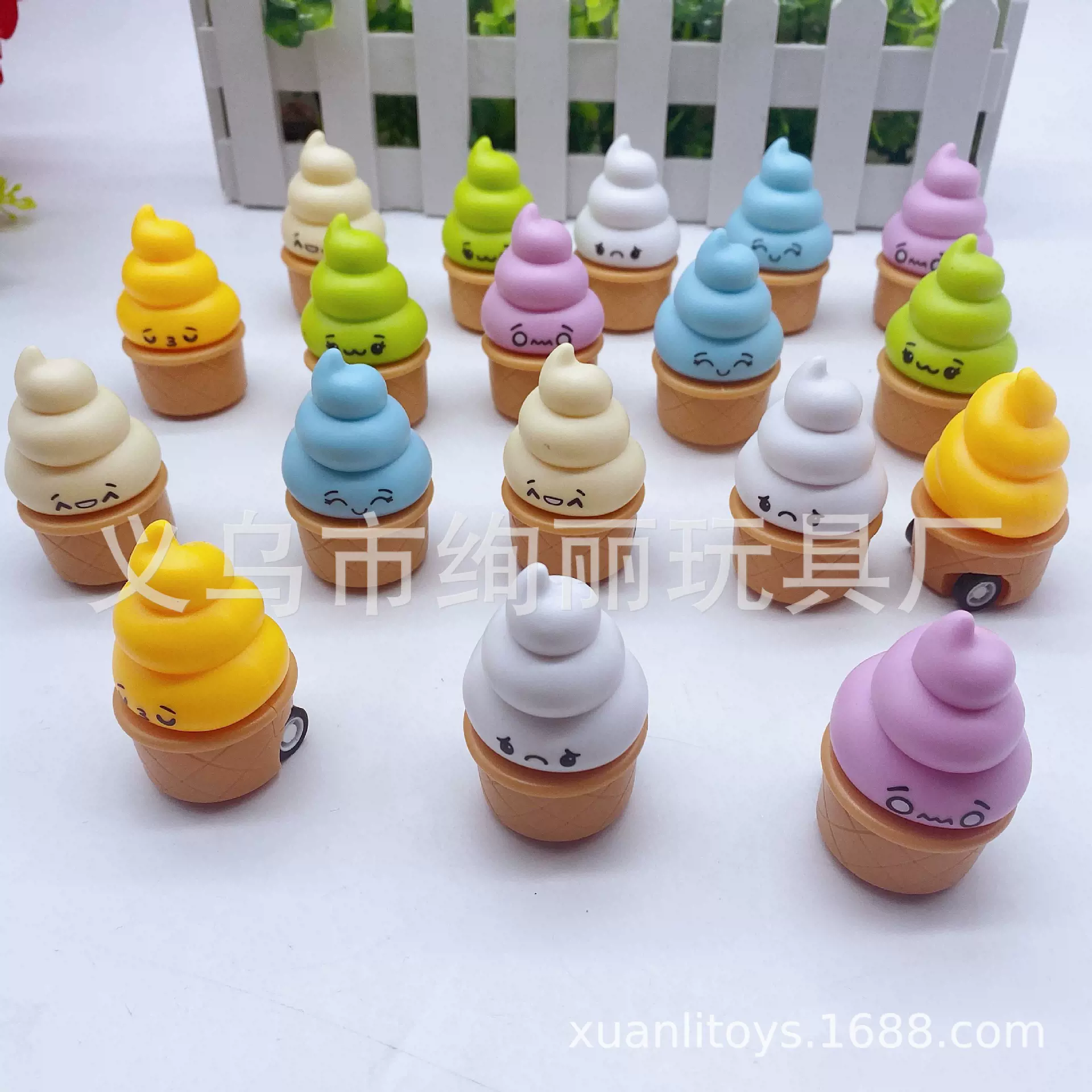 新款回力车 冰激淋回力车 雪糕惯性车子玩具  幼儿园礼品跨境玩具