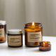 glass cup with lid handmade diy aromatherapy candle cup sealed empty cup high temperature resistant container jar brown glass custom