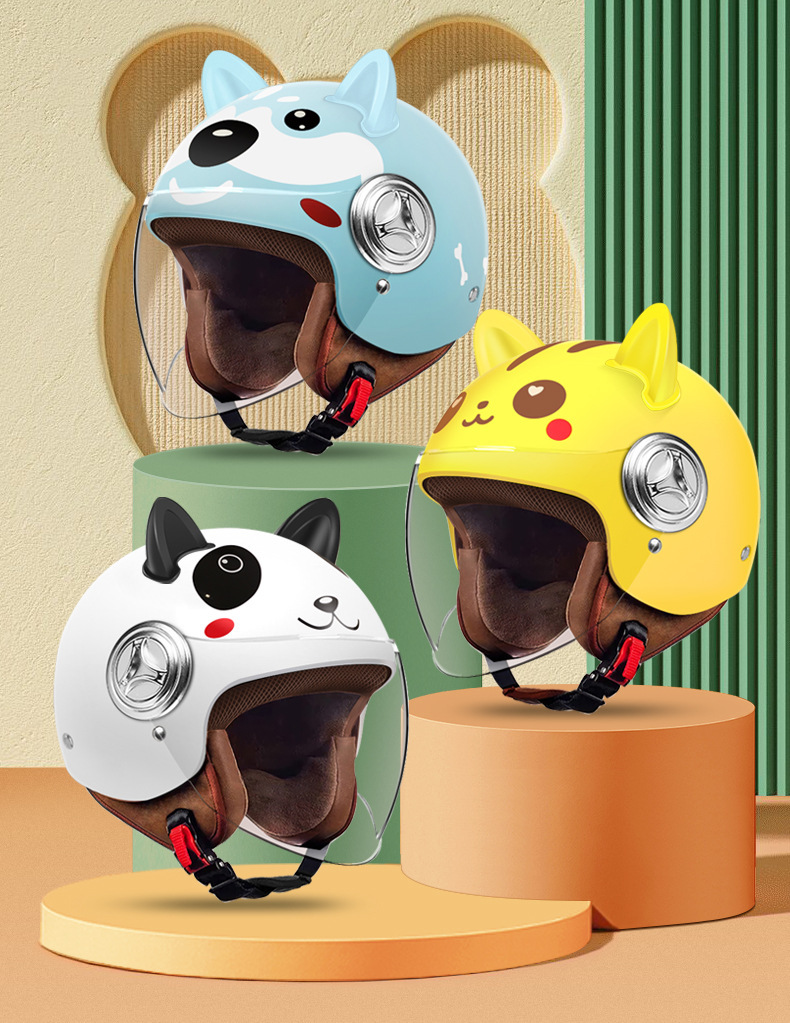 3c certification children's helmet boys winter female electric battery car four seasons universal safety motorcycle helmet