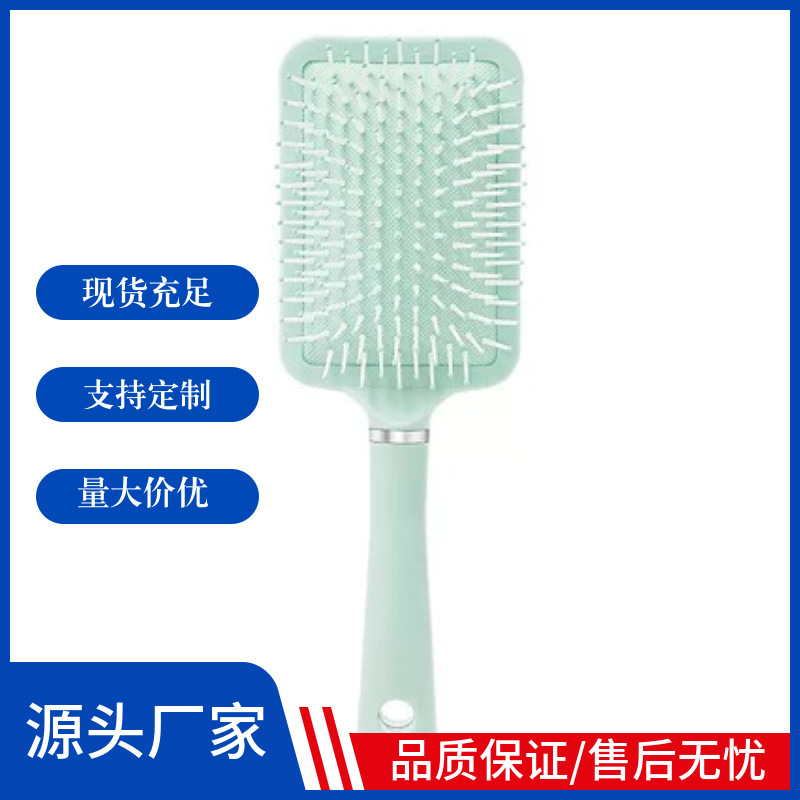 Cepillo de Pelo Grande con Cojín de Aire Plástico para Masaje Capilar en el Hogar