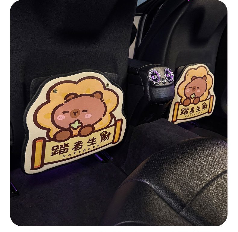 Kapibala Anti-Kick Pad Universal Rear Seat Back Anti-Dirty Protective Pad Car Rear Seat Protective Pad Anti-Wear Pad