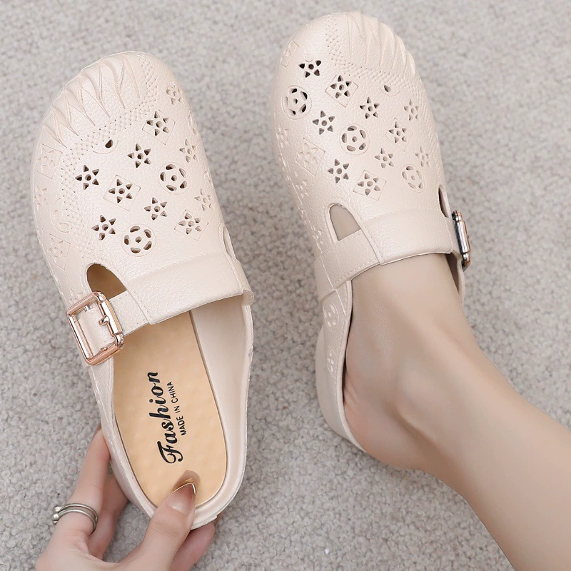 Новые плоские каблуки, противоскользящие мамы среднего возраста