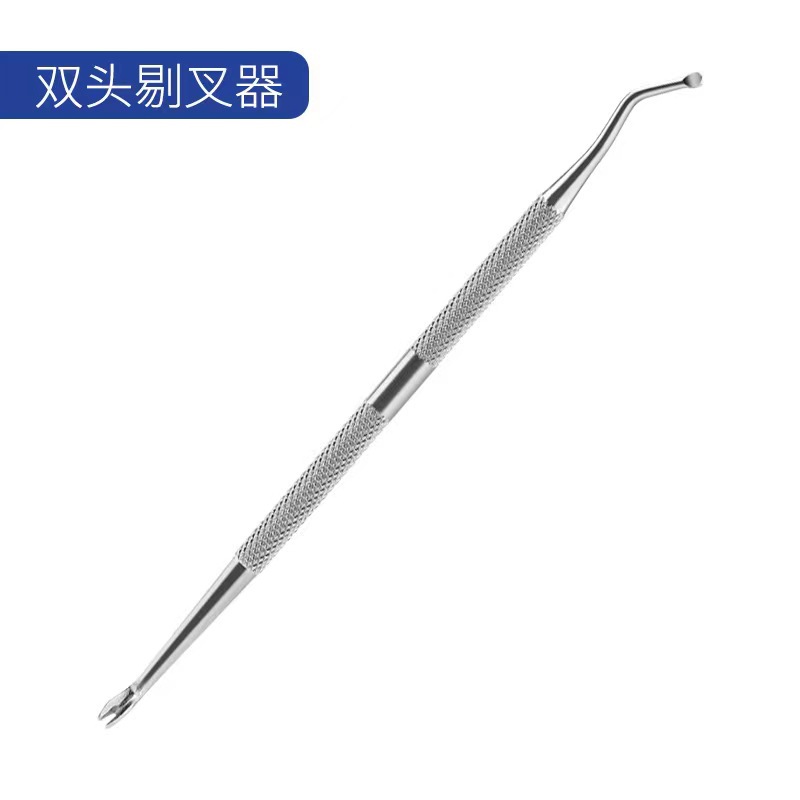 Acero inoxidable espejo luz doble cabeza doble propósito acero empuje clavo muerto piel