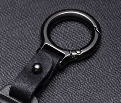 Car key bag – Q7 - single-metal-buckle-black