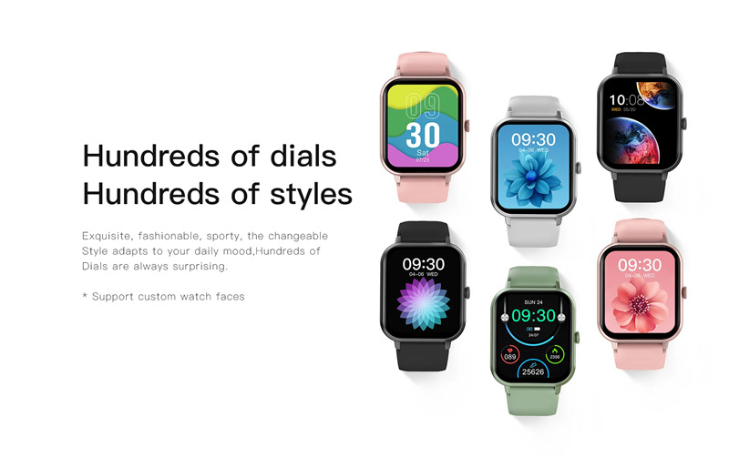 The best-selling e-commerce smartwatch ZL54C features Bluetooth calls, heart rate, blood sugar and blood pressure detection, and multi-language mobile phone search Application Scenario