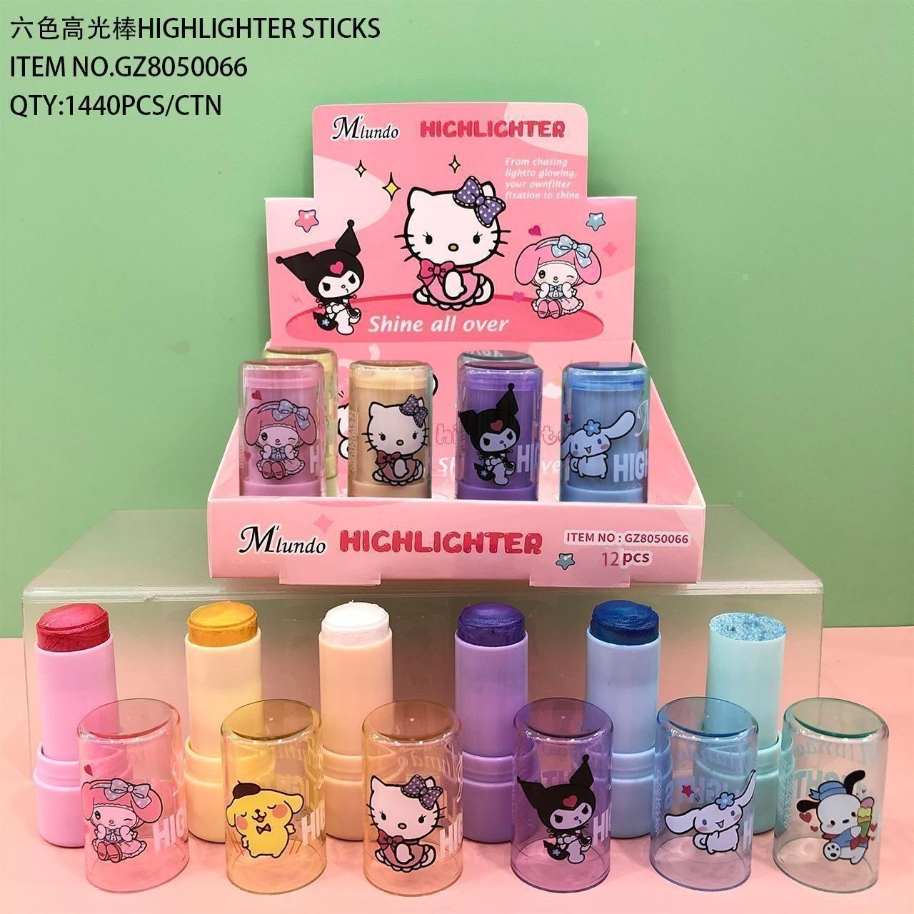 Nuevo Mlundo seis colores de alto brillo concelador blush sequinilla decolor óleo labial invisible barra de concelador maquillaje al por mayor