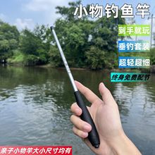 溪流小物钓鱼竿新手儿童鱼竿短节手竿迷你微物钓鱼竿超细厂家直销