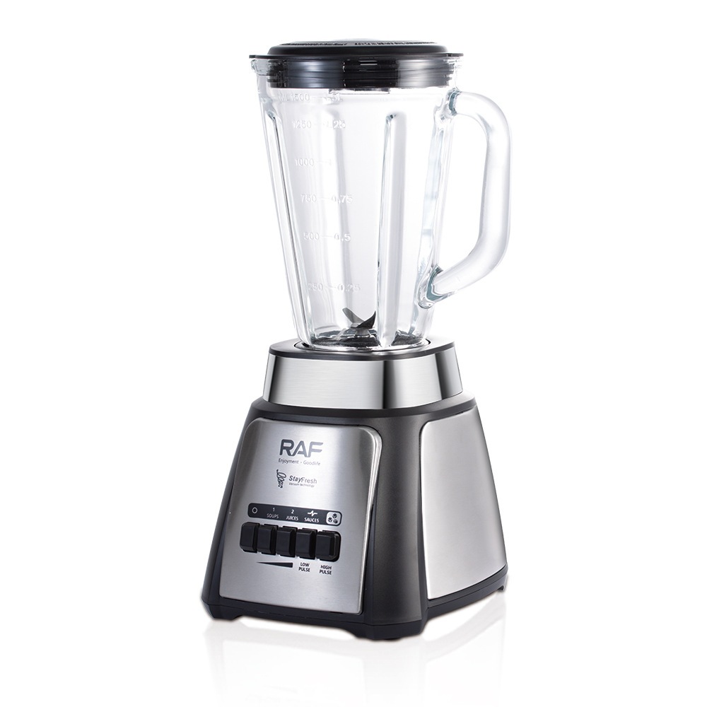 RAF máquina de cocina Europea 1.5l máquina de rotura de paredes dos en una exprimidora de frutas y verduras exprimidora de jugo doméstica exprimidora de vidrio image 4