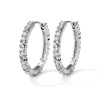 Earrings, design zirconium, European style, trend of season