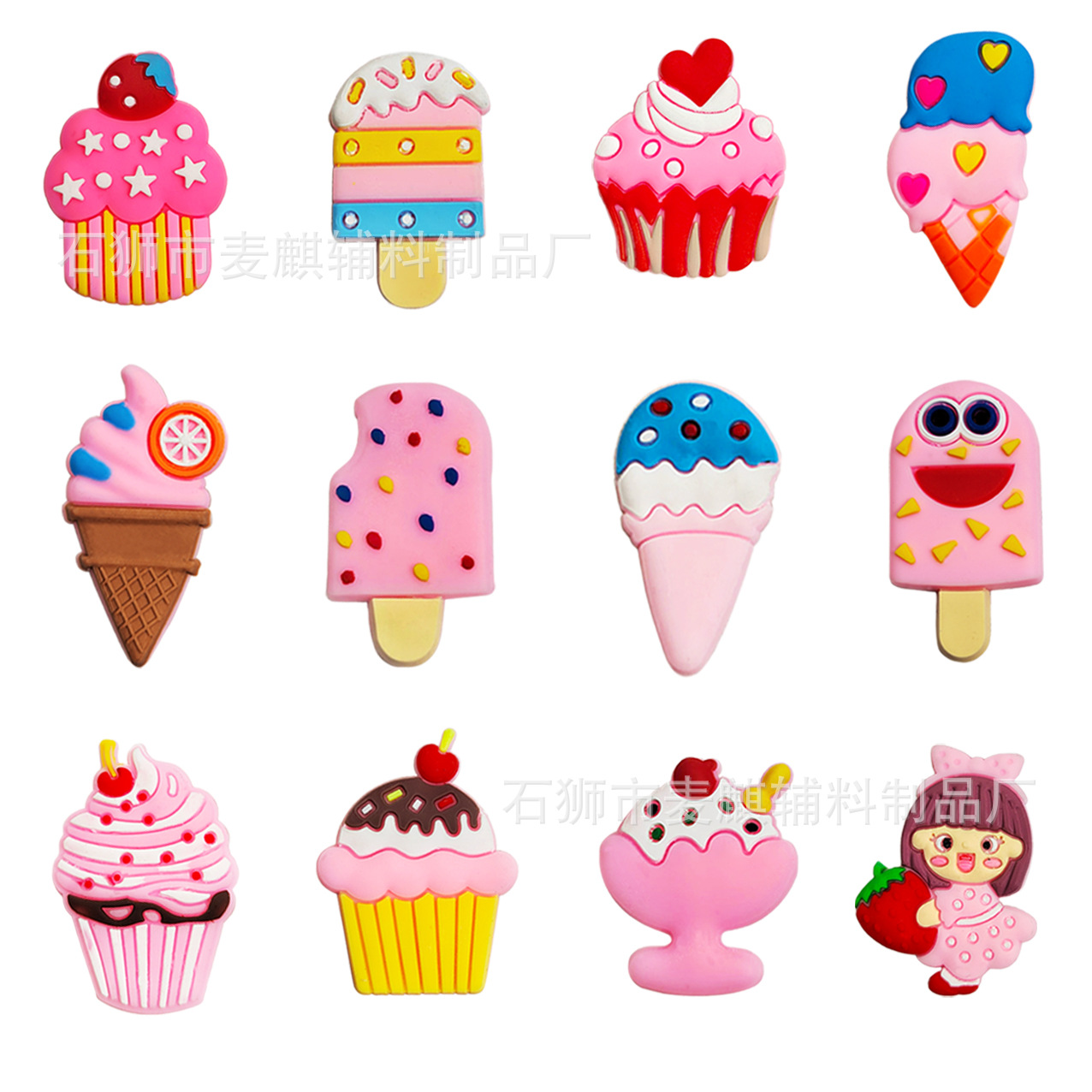 fuchsia cartoon cute removable accessory