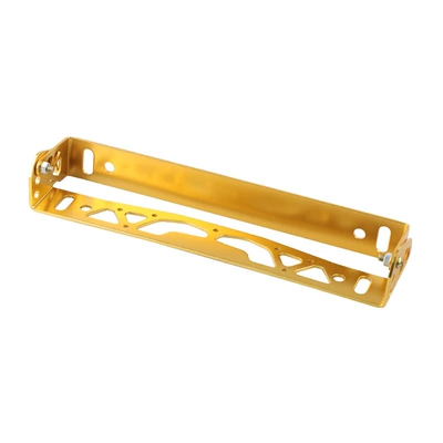 plate frame creative personality rotating license: License plate holder/license plate holder - yellow