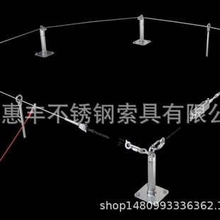 fall protection system lifeline system roof horizontal lifeline safety protection fall protection system sliding cable
